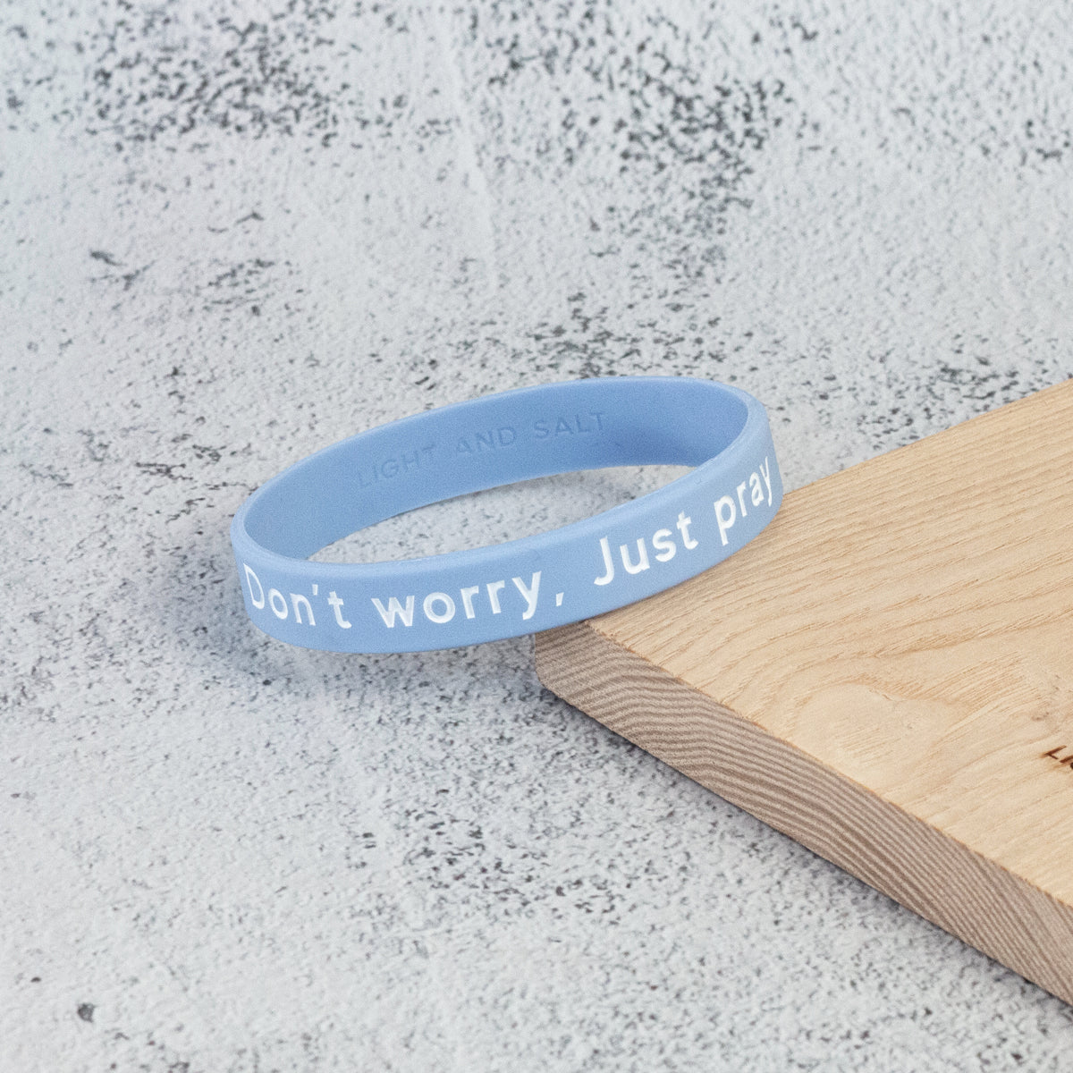 Eco-Friendly Silicone Creative Letter Blessing Wristband