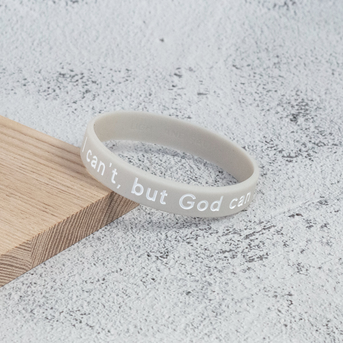 Eco-Friendly Silicone Creative Letter Blessing Wristband