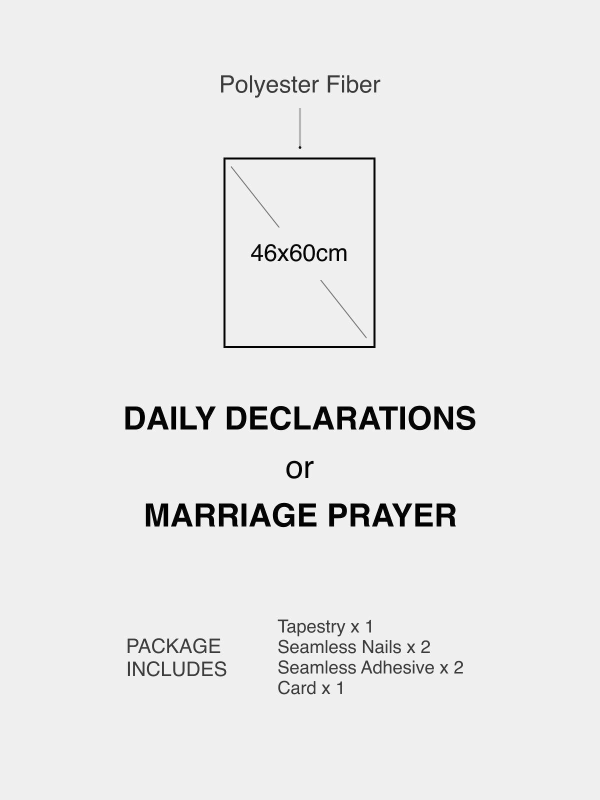 Cartoon Illustration Tapestry - Daily Declarations & Marriage Prayer