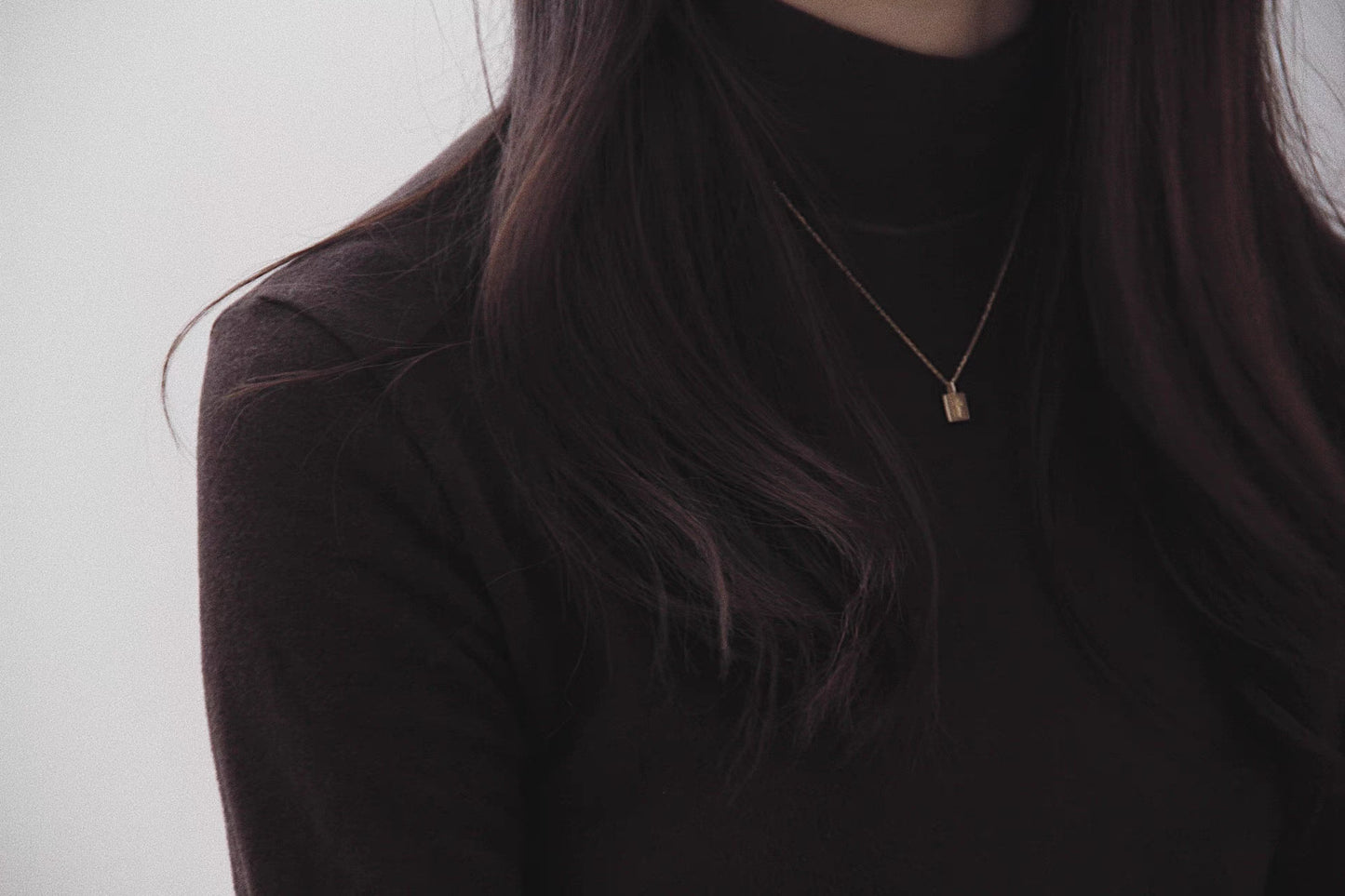 French Style Minimalist “The Truth Set Me Free” Gold-Plated Silver Cross Necklace