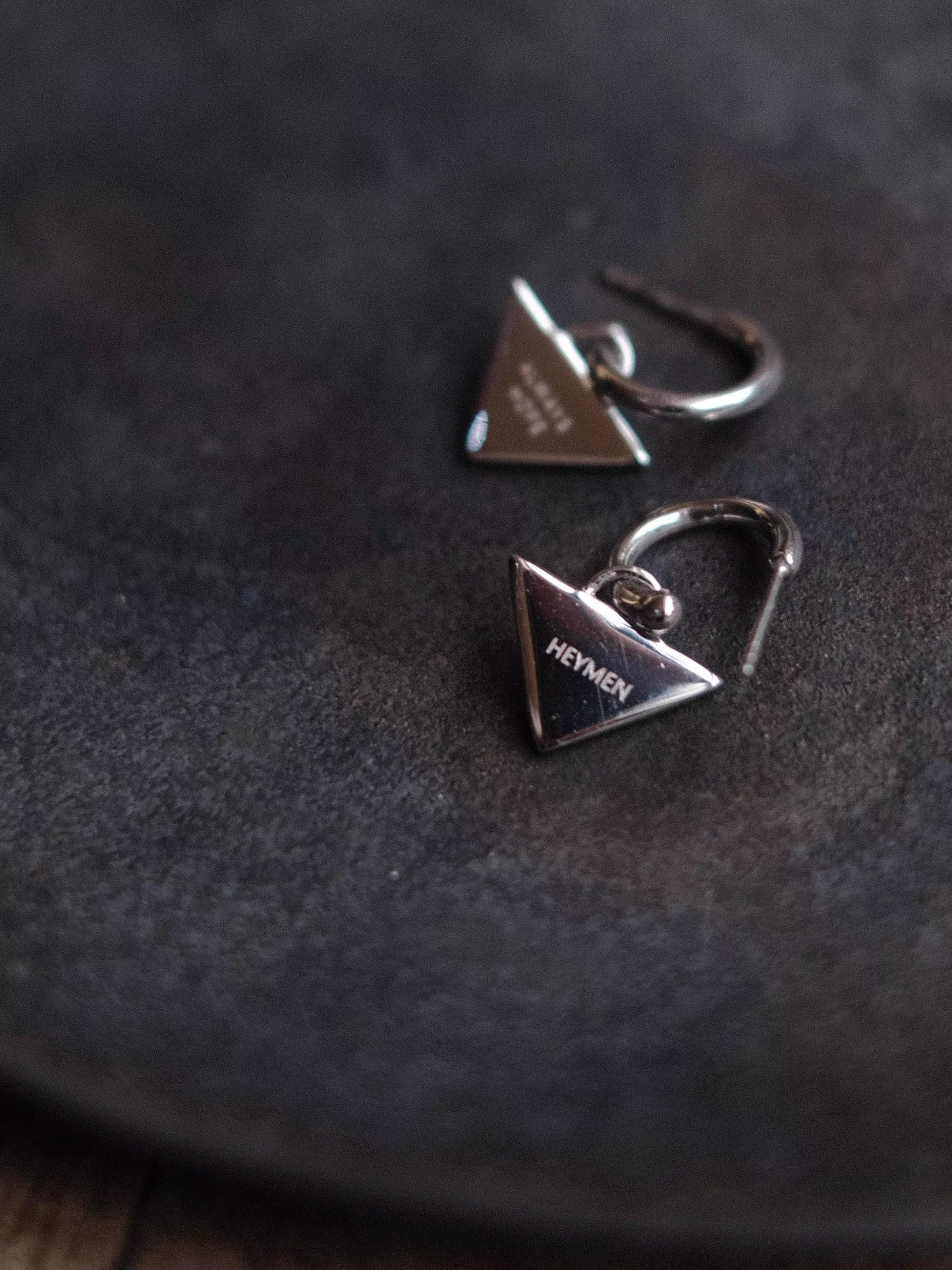 Original Design Minimalist S925 Silver Triangle Earrings – Symbol of Hope and the Trinity