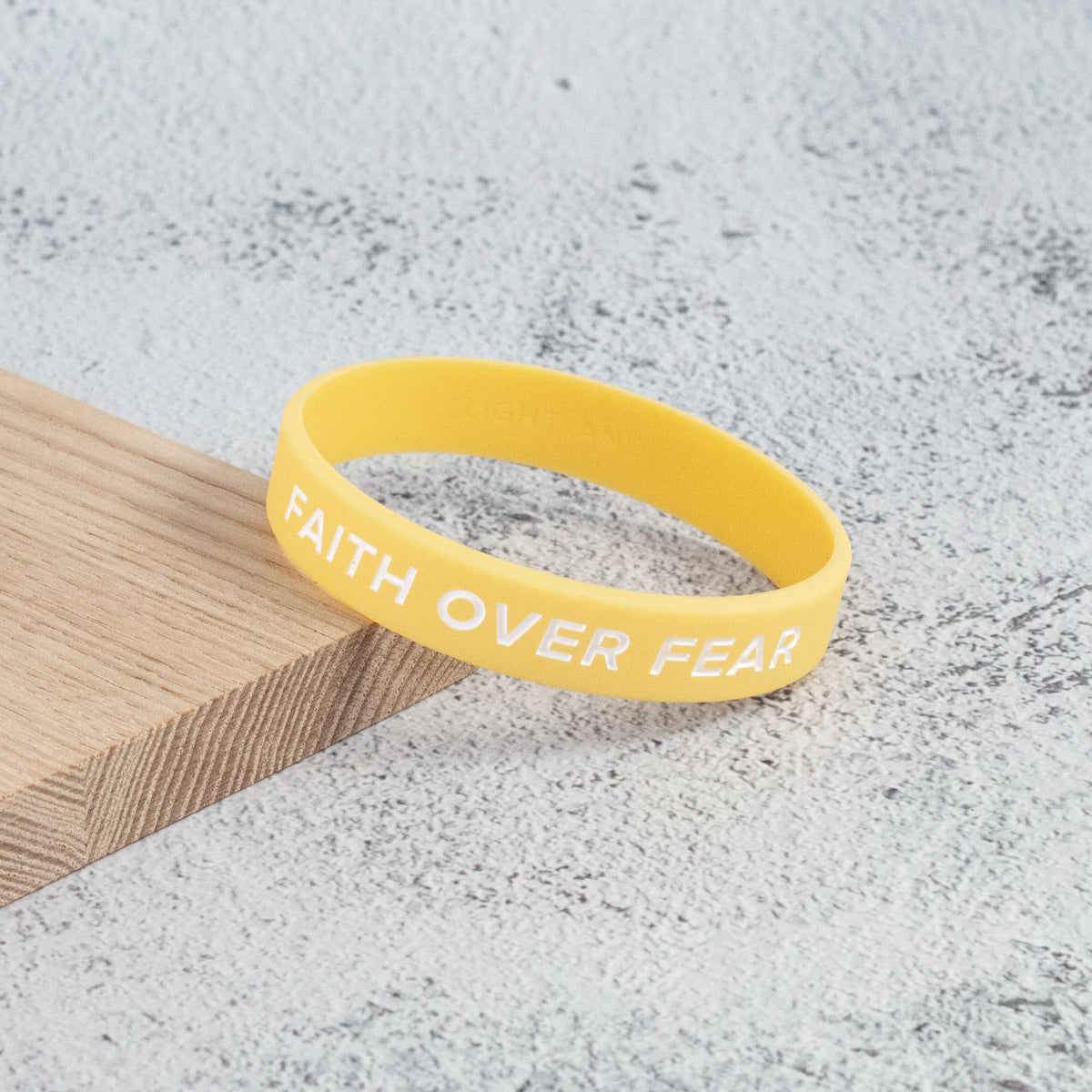 Eco-Friendly Silicone Creative Letter Blessing Wristband