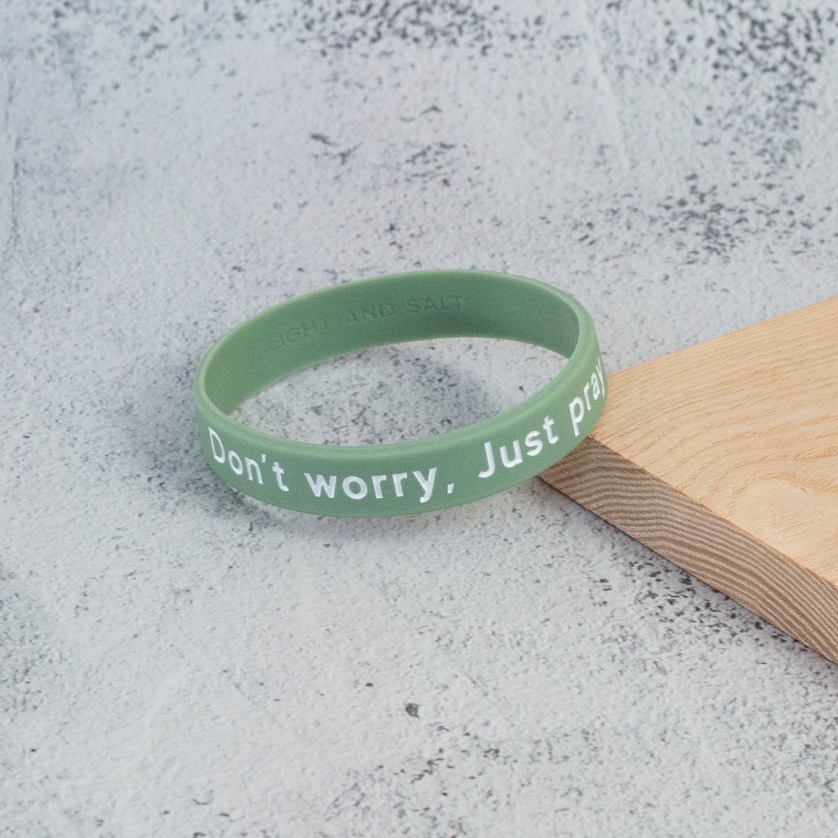 Eco-Friendly Silicone Creative Letter Blessing Wristband