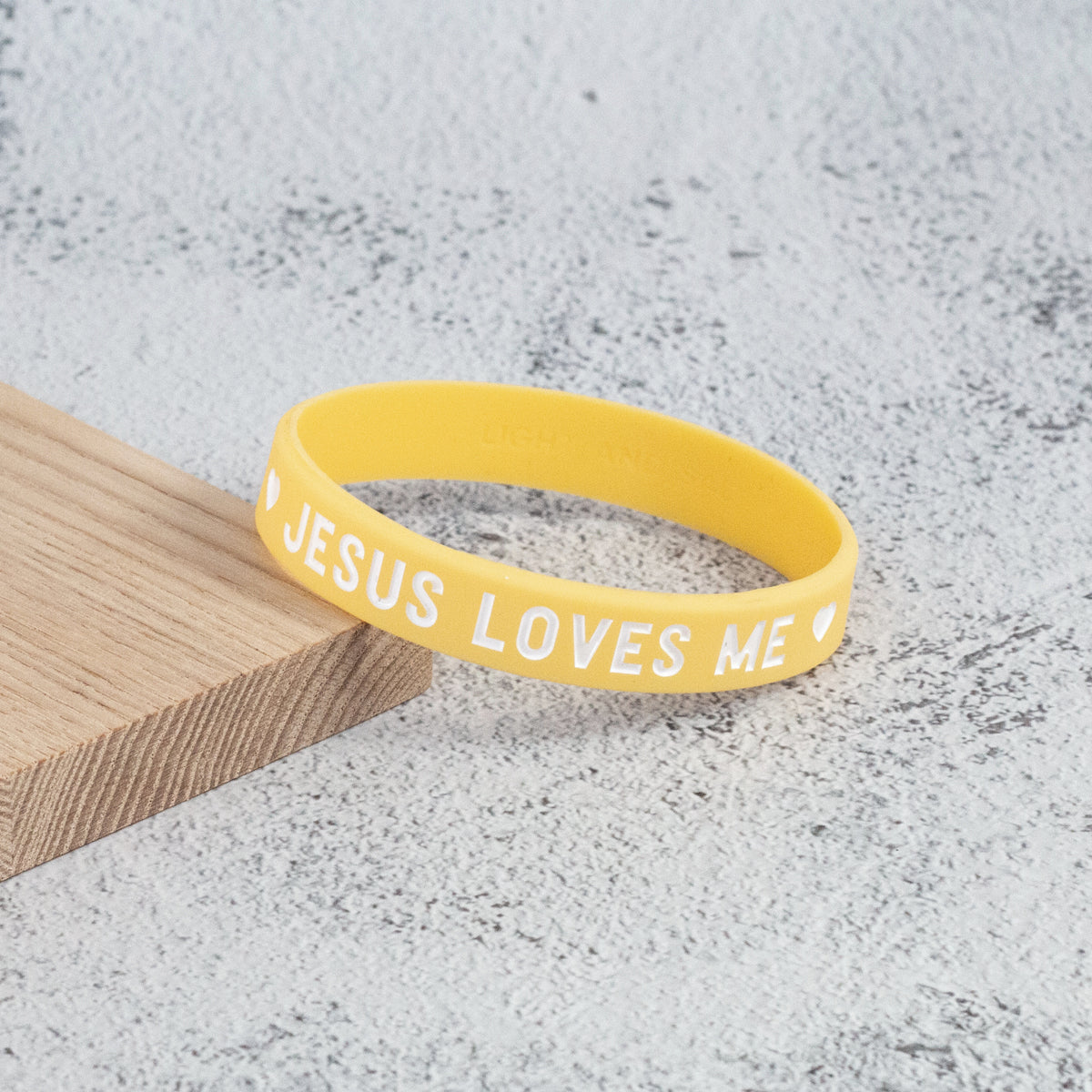 Eco-Friendly Silicone Creative Letter Blessing Wristband